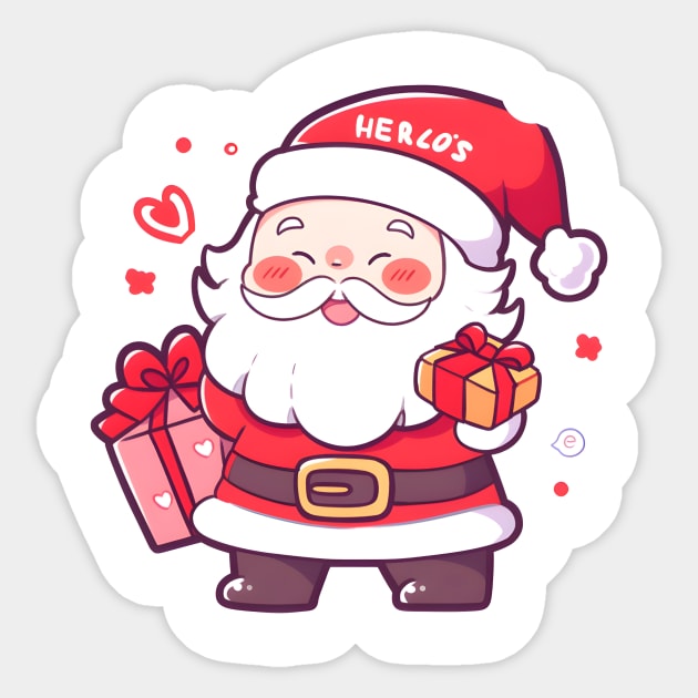 Santa's Christmas Party Sticker by ragil_studio